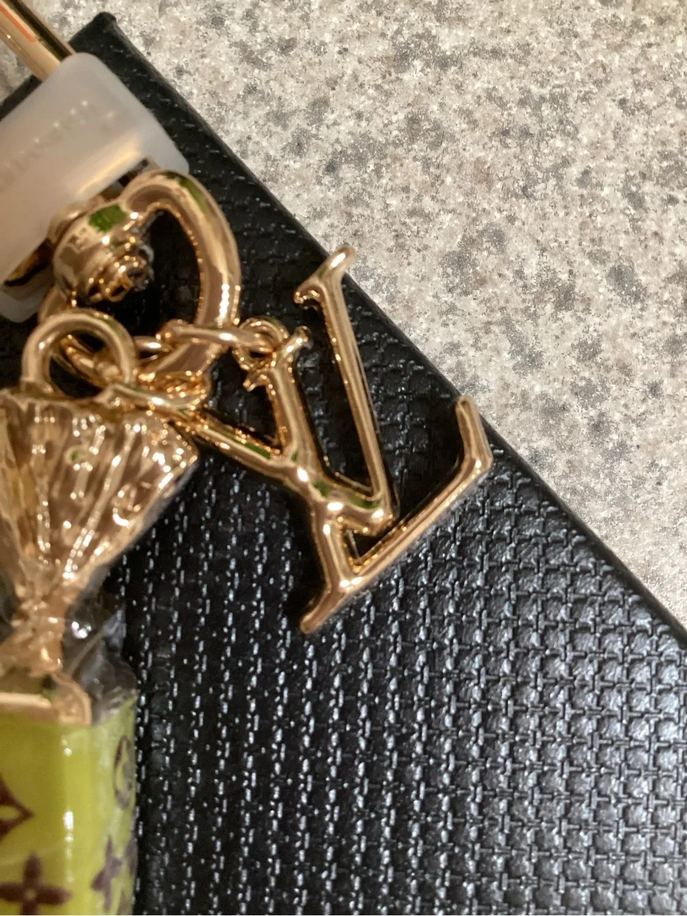 LV sweets bag charm.